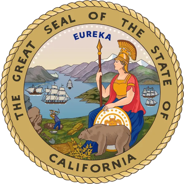 Great Seal of California with Eureka motto visible at the top